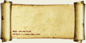 Jana Ćušić vizit kartica